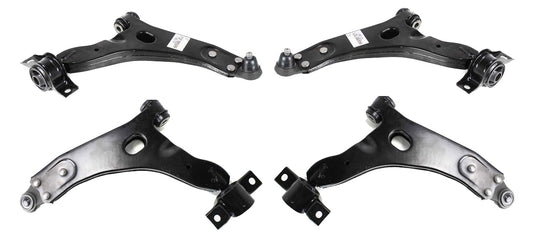 Передняя часть, сторона водителя и пассажира, нижние рычаги управления