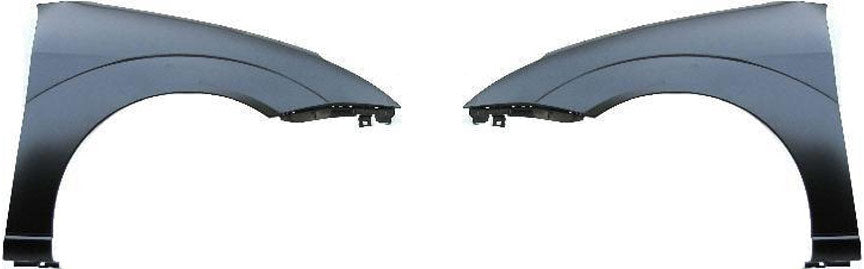 Front, Driver and Passenger Side Fenders, Without turn signal light hole