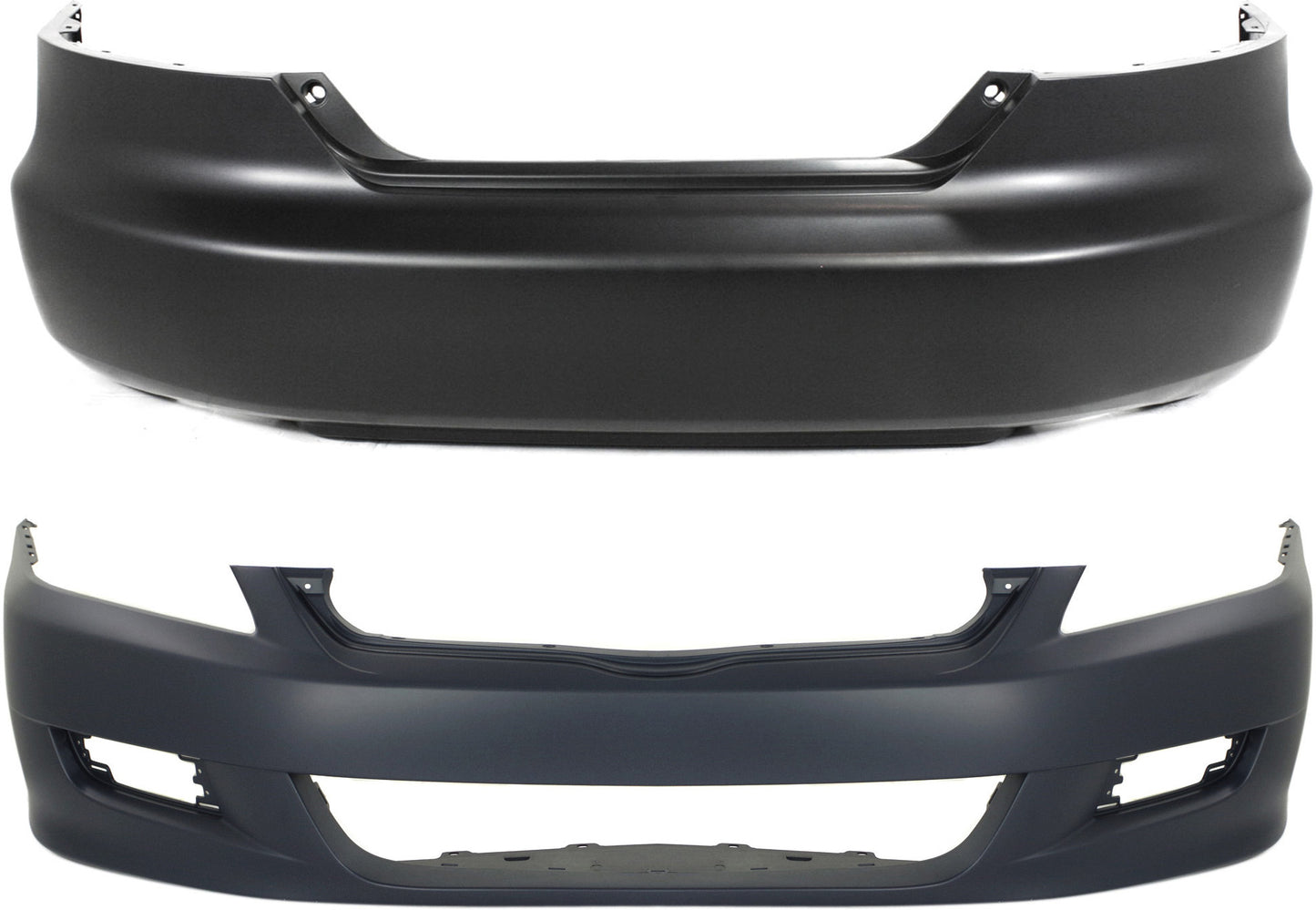 Coupe Front?and?Rear Primed Bumper Covers