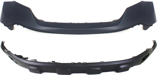 Front, Upper - Primed, Lower - Textured Bumper Covers