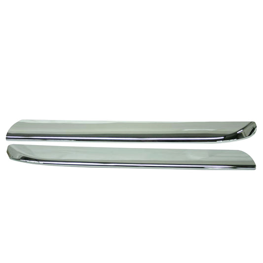 Driver and Passenger Side, Upper Grille Trim, Chrome, Japan Built Vehicle