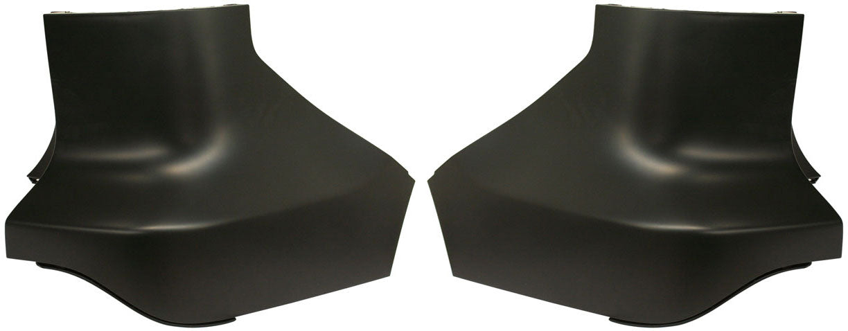 Rear, Driver and Passenger Side Bumper End, Primed Plastic