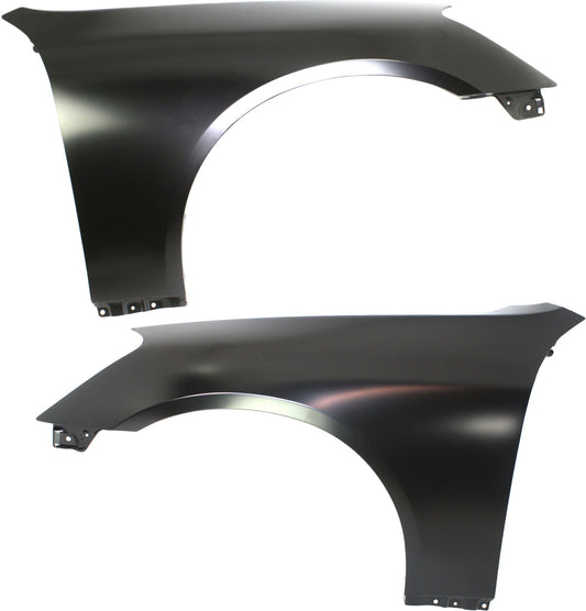 Front, Driver and Passenger Side Fenders, Sedan