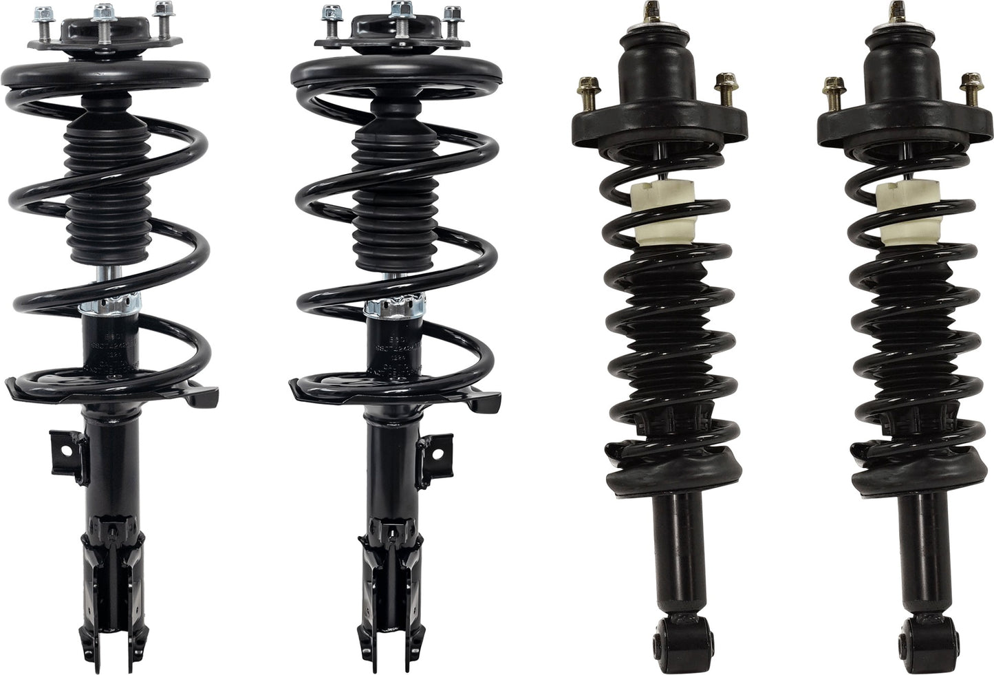 Front and Rear, Driver and Passenger Side Fully Loaded Strut, Automatic CVT Transmission