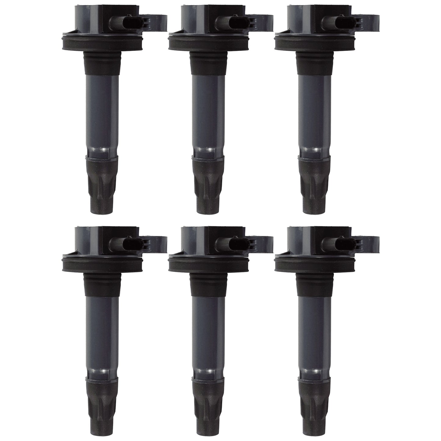 Ignition Coils, Set of 6, 6 Cyl., 3.5L/3.7L Engines, 2-Pin Connector