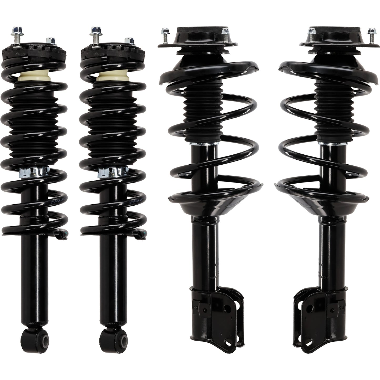 Front and Rear, Driver and Passenger Side Fully Loaded Struts, Sedan/Wagon
