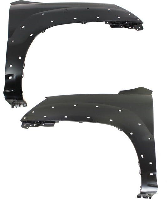 Front, Driver and Passenger Side Fenders, For Models With Luxury Package