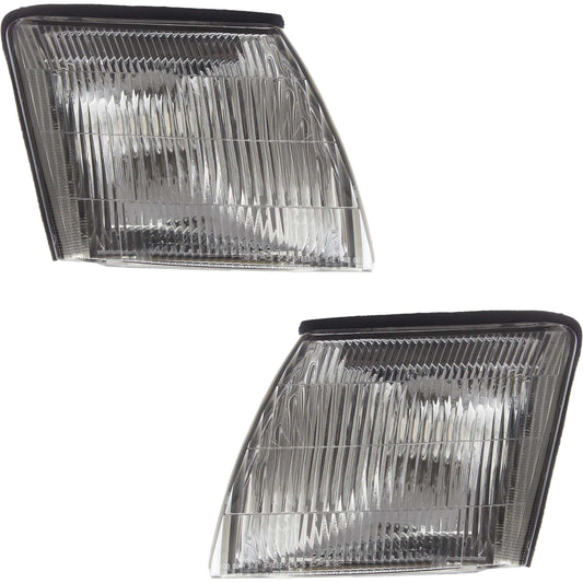 Driver and Passenger Side Halogen Corner Light, Without bulb(s)