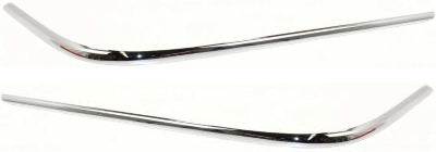 Rear, Driver and Passenger Side Bumper Trims, Chrome