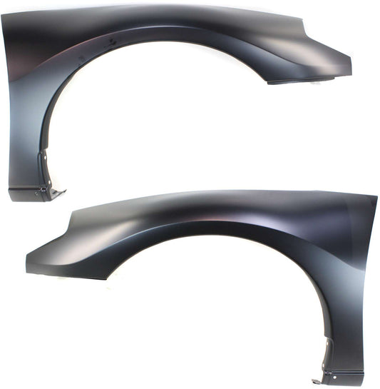 Front, Driver and Passenger Side Fenders, With stone guard provision