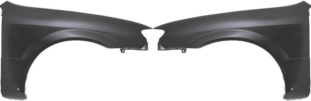 Front, Driver and Passenger Side Fenders, Without turn signal light hole