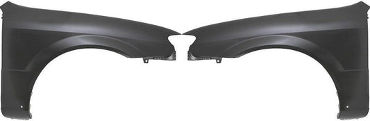 Front, Driver and Passenger Side Fenders, Without turn signal light hole