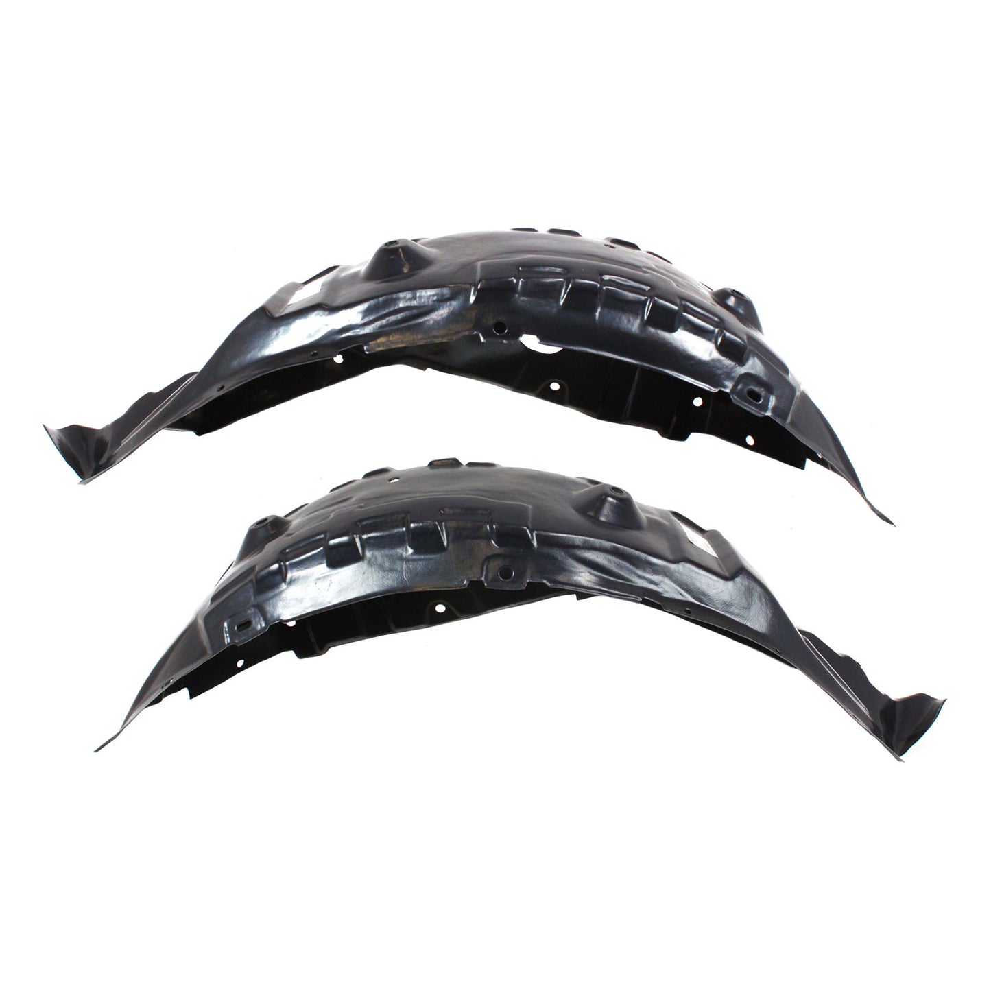 Front, Driver and Passenger Side, Rear Section, Fender Liner