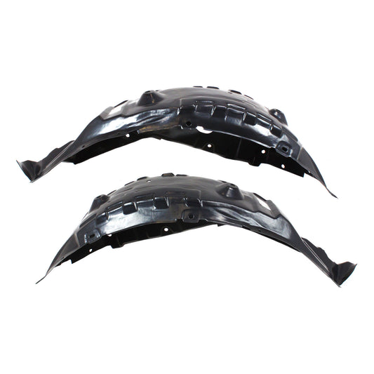 Front, Driver and Passenger Side, Rear Section, Fender Liner