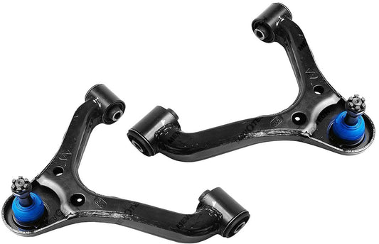 SET-MEMS861045-F Front, Driver and Passenger Side, Upper Control Arm, Supreme Series