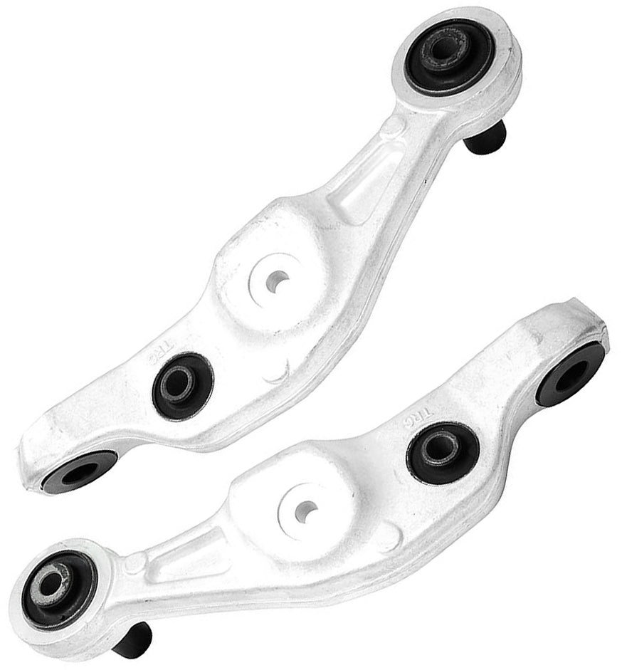 SET-MEMS861076 Front, Driver and Passenger Side, Lower, Rearward Control Arm, Supreme Series