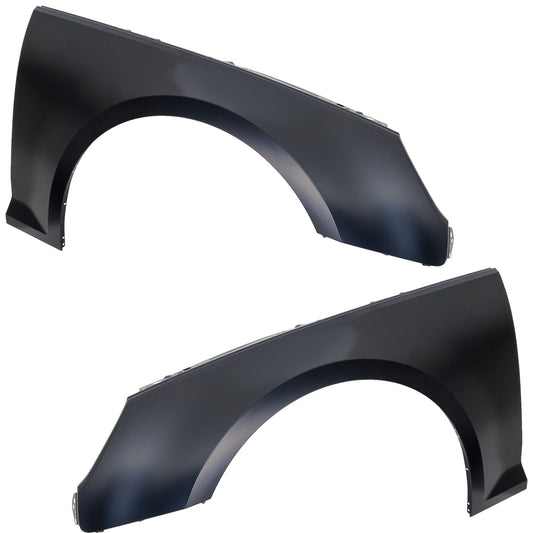Front, Driver and Passenger Side Fenders, For Models Without Side Marker Light