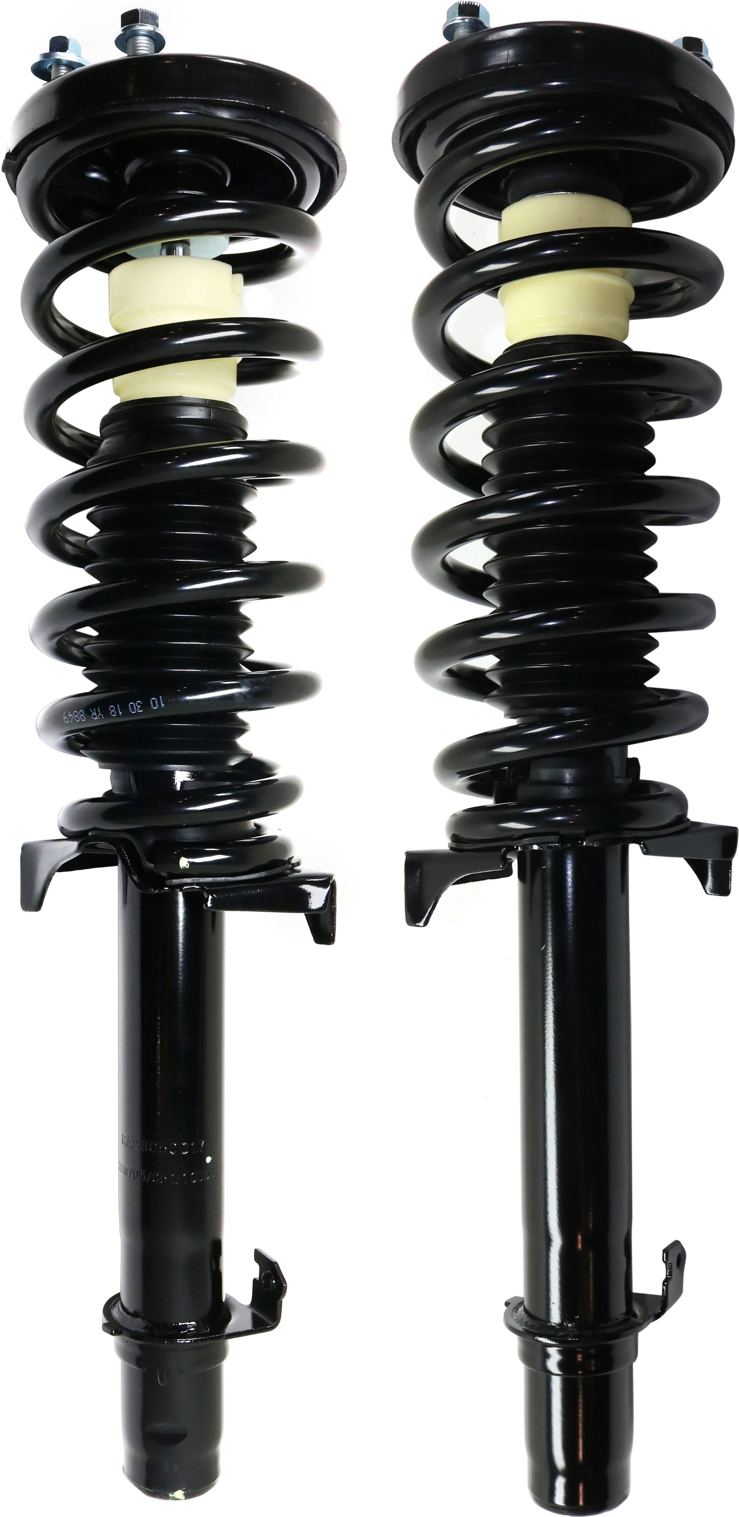 Front, Driver and Passenger Side Fully Loaded Strut, FWD