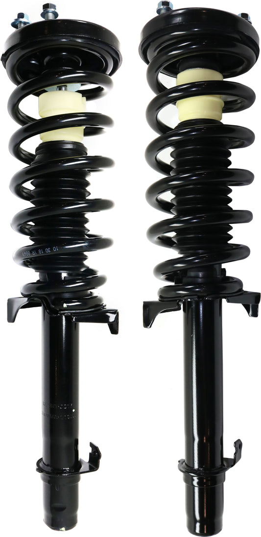 Front, Driver and Passenger Side Fully Loaded Strut, FWD