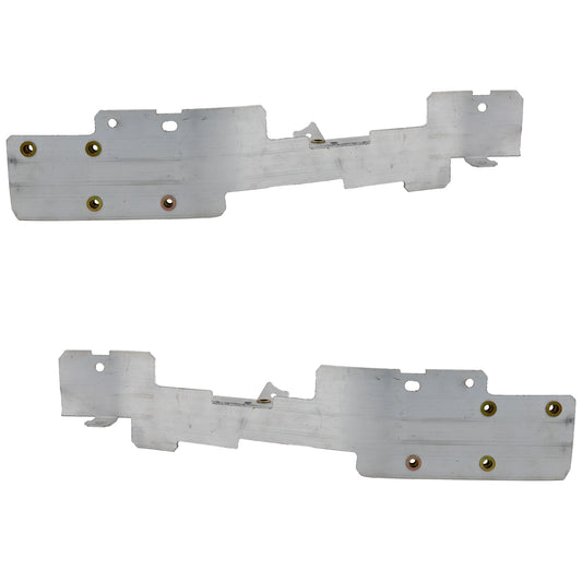 Front, Driver and Passenger Side Bumper Brackets, Headlamp Support, With Sport Line