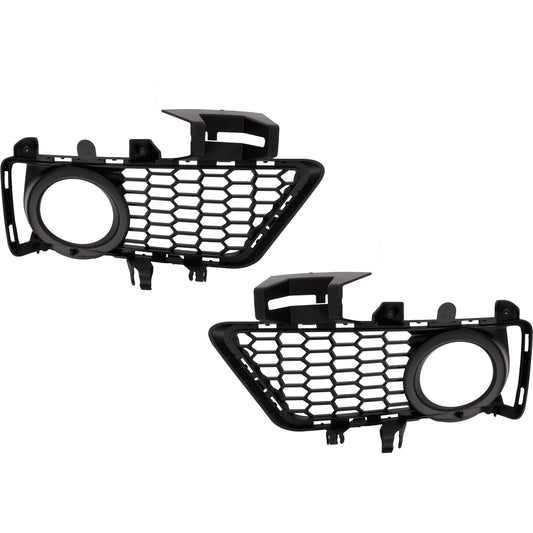 Driver and Passenger Side Fog Light Trim, Textured Black