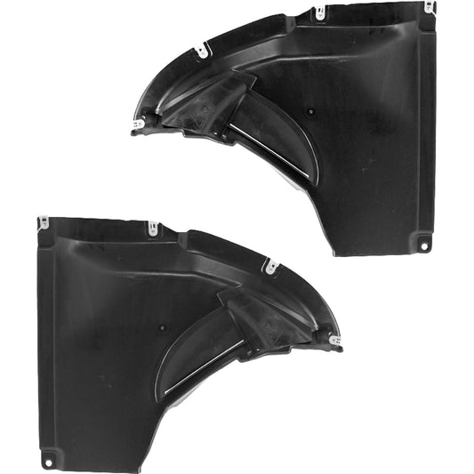 Front, Driver and Passenger Side, Front Section Fender Liners