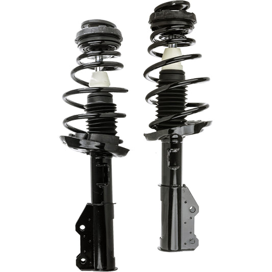 Front, Driver and Passenger Side Fully Loaded Struts, AWD, For Modesl without Performance Package, without Electronic Adjustable Suspension