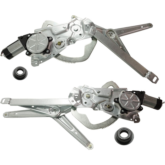 Стеклоподъемники передние, со стороны водителя и пассажира, с электроприводом, с мотором, для моделей без функции переключения передач, E36