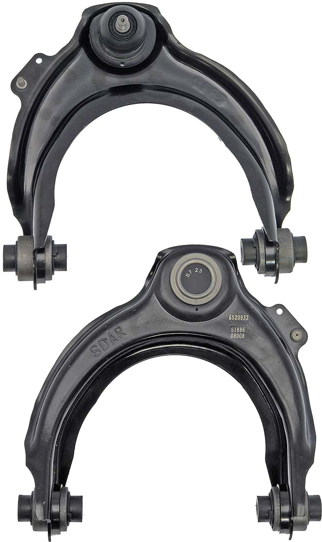 SET-RB520932 Front, Driver and Passenger Side, Upper Control Arm