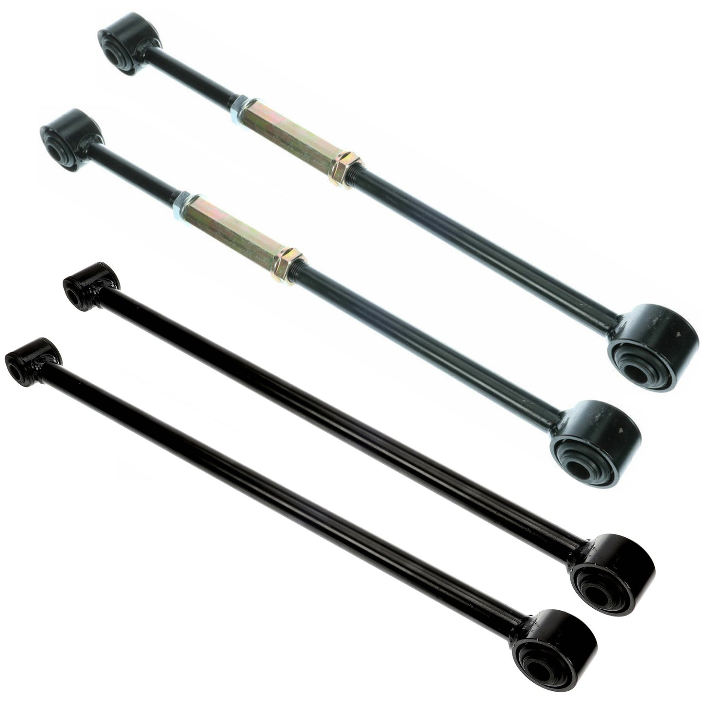 SET-RB521681-R Rear, Driver and Passenger Side, Lower, Frontward and Rearward Control Arm, OE Solutions Series