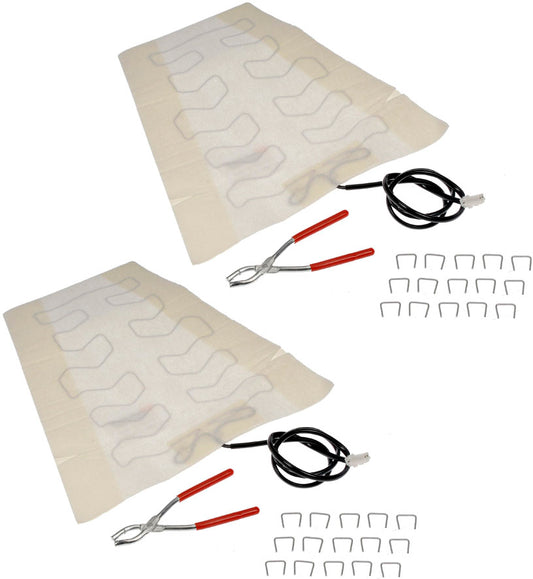 SET-RB641208-2 Подогреваемые коврики для сидений из углеродного волокна, комплект из 2 штук