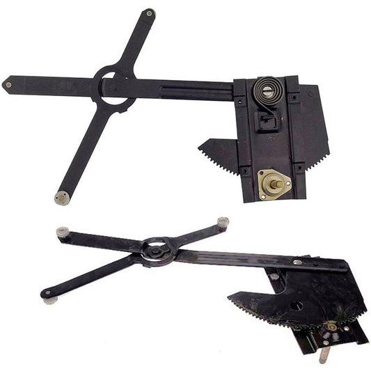 SET-RB740650 Front, Driver and Passenger Side OE Solutions Series Manual Window Regulator, Hand-Crank Type