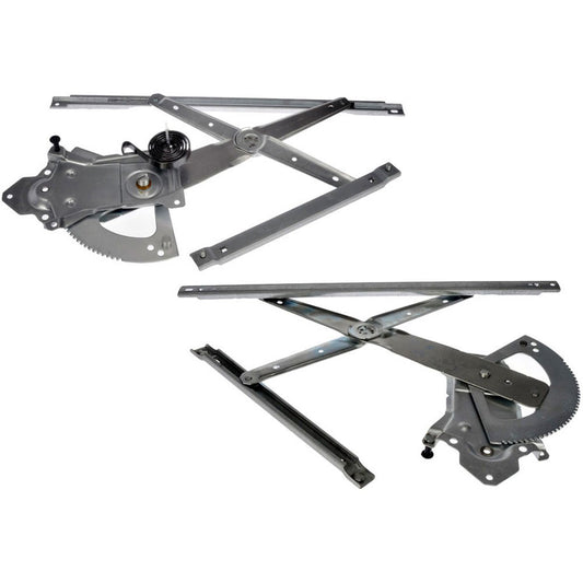 SET-RB740672 Front, Driver and Passenger Side OE Solutions Series Power Window Regulator, Without Motor