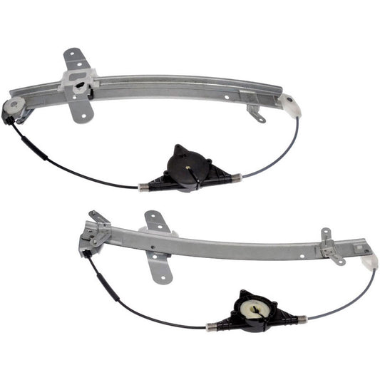 SET-RB740687 Front, Driver and Passenger Side OE Solutions Series Power Window Regulator, Without Motor