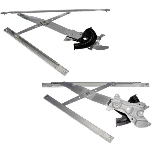 SET-RB740759 Coupe Front, Driver and Passenger Side OE Solutions Series Power Window Regulator, Without Motor