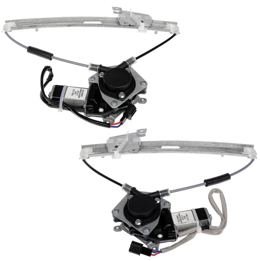 SET-RB748712-R Rear, Driver and Passenger Side OE Solutions Series Power Window Regulator, With Motor
