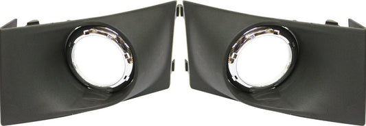 Front, Driver and Passenger Side Fog Light Trims, Primed