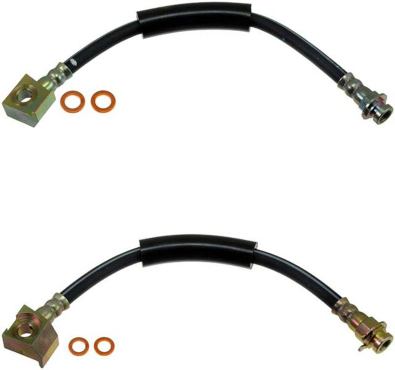 SET-RBH102470-F Front, Driver and Passenger Side First Stop Series Brake Line, Metal and Rubber