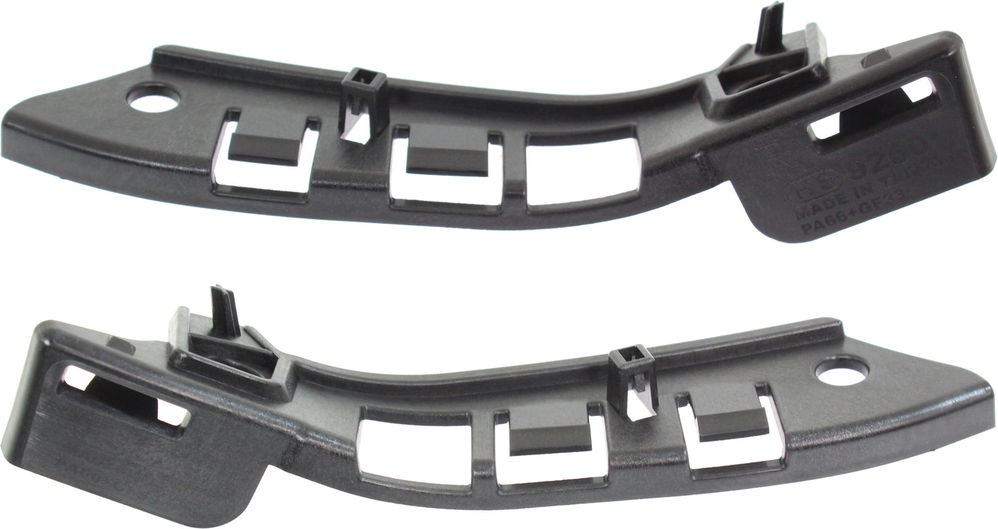 Front, Driver and Passenger Side, Outer Bumper Brackets, Cover Bracket