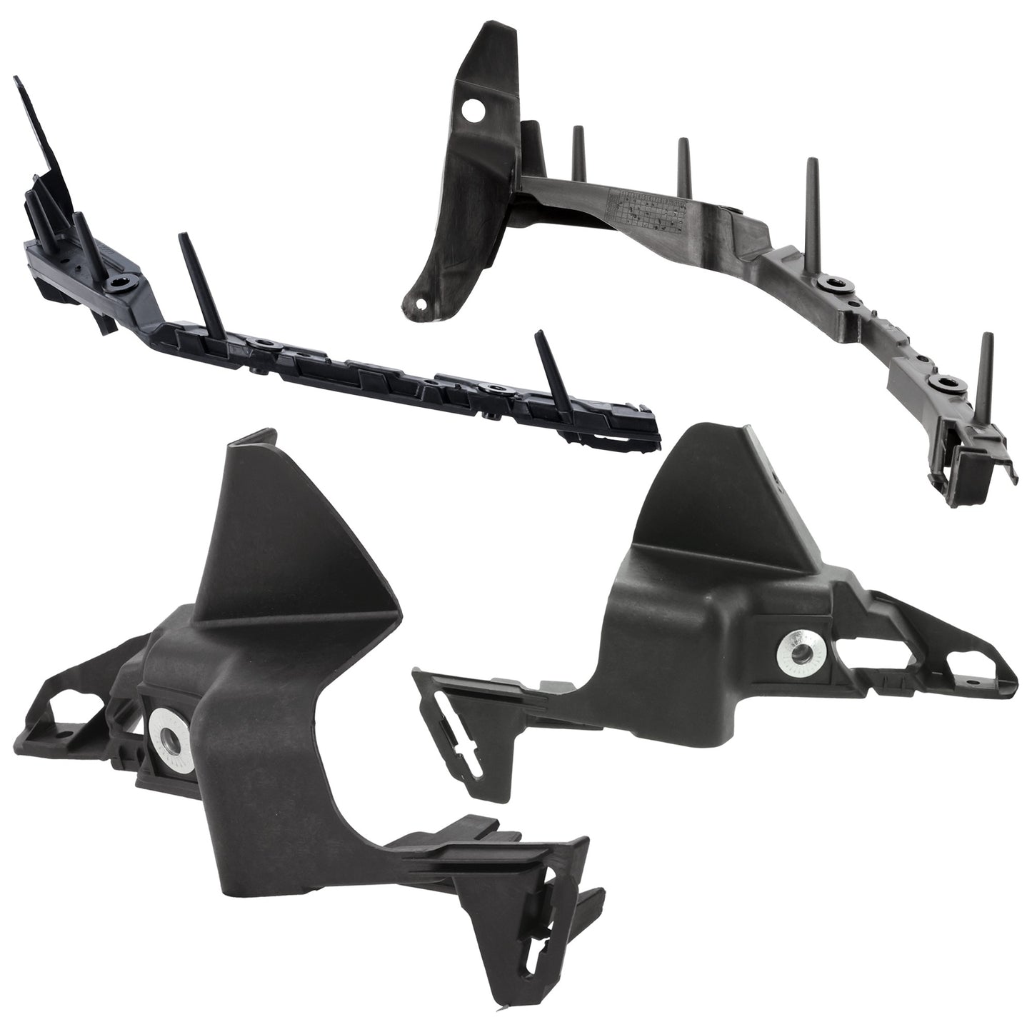 Front, Driver and Passenger Side Bumper Cover Support, Side Cover and Lower Reinforcement