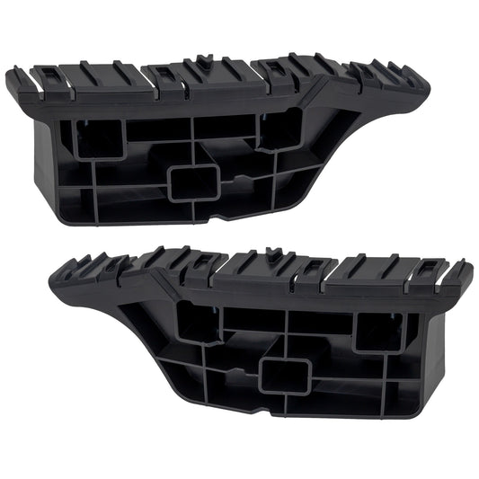 Front, Driver and Passenger Side Bumper Brackets, 1-Piece Bumper