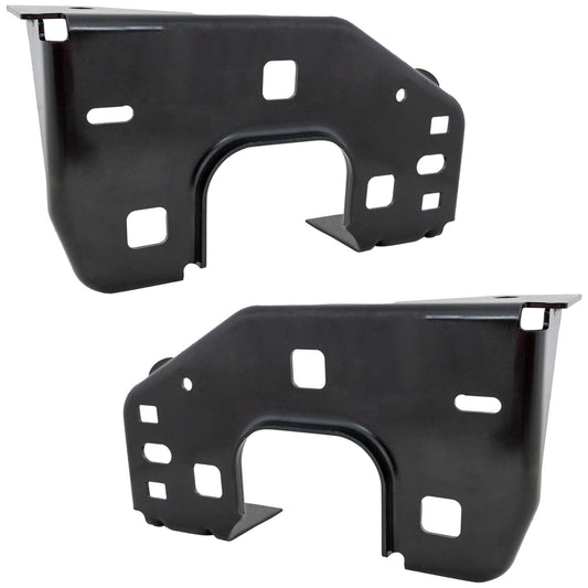 Front, Driver and Passenger Side, Inner Bumper Brackets