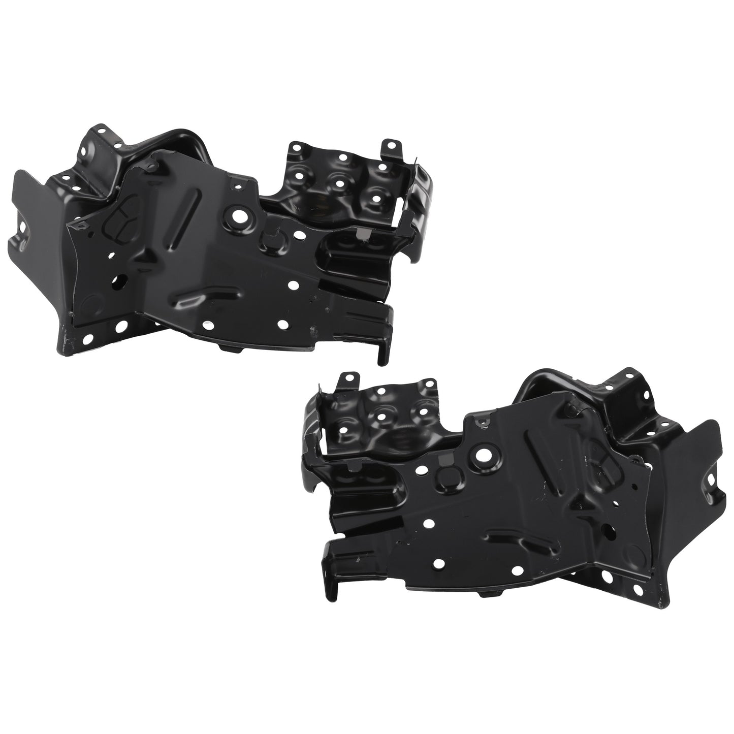 Front, Driver and Passenger Side Bumper Brackets, Upper Fascia Support Bracket