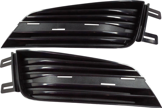 Решетки бампера спереди, со стороны водителя и пассажира, черные