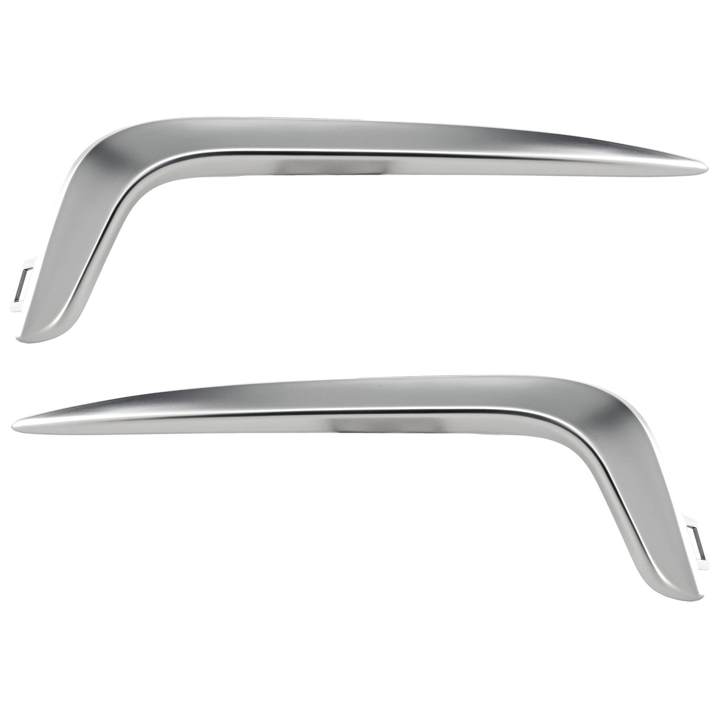 Front, Driver and Passenger Side Fog Light Trims, Chrome