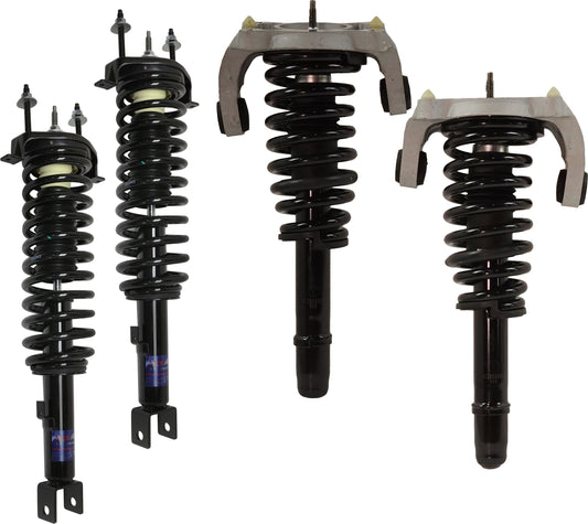 Front and Rear, Driver and Passenger Side Fully Loaded Struts, Convertible
