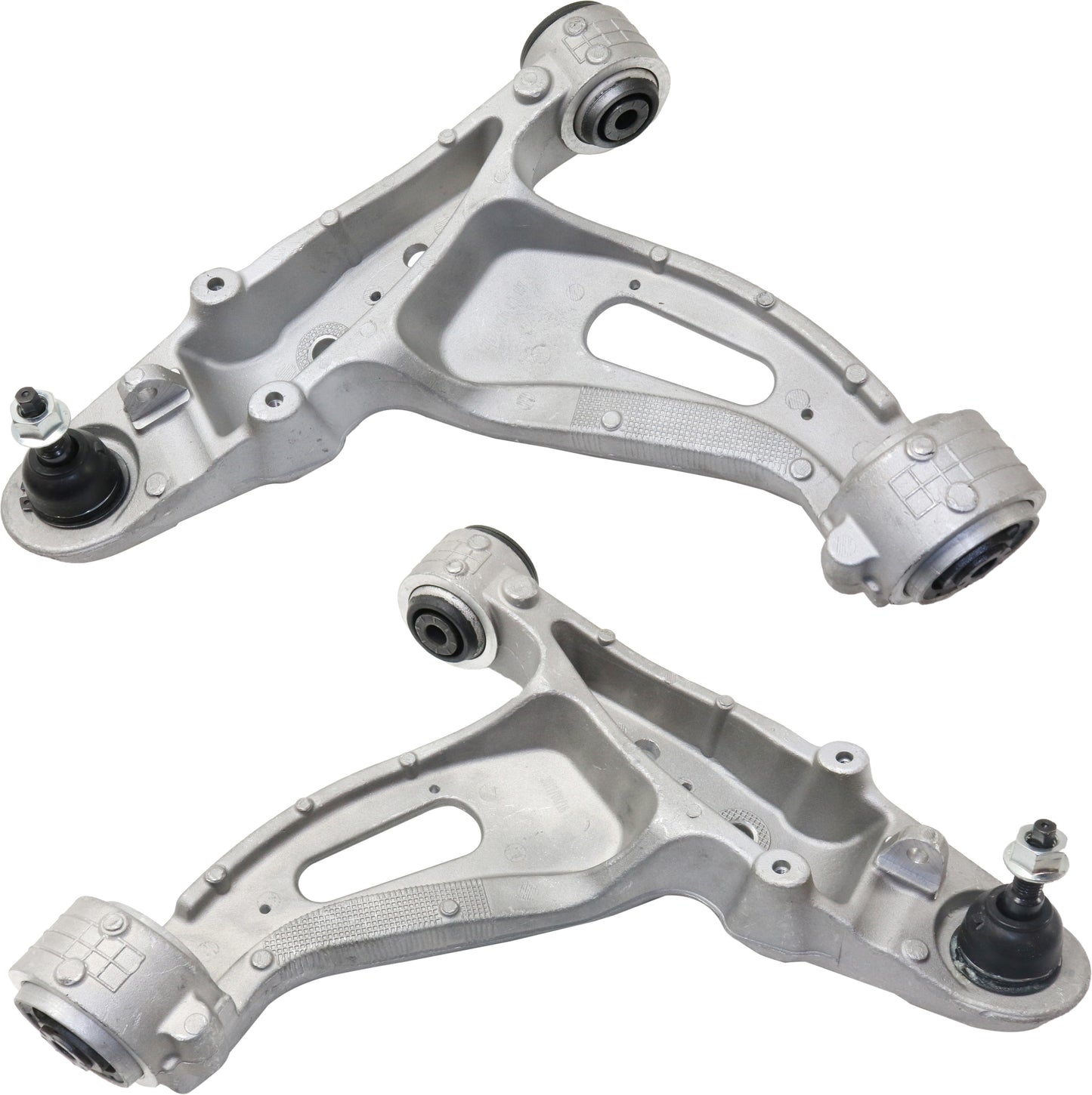 Front, Driver and Passenger Side, Lower Control Arms, With Ball Joints