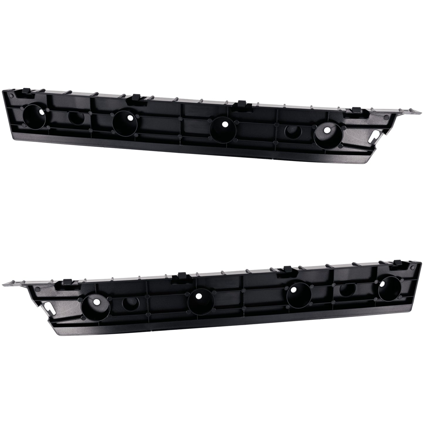Rear, Driver and Passenger Side Bumper Brackets, Bumper Guide