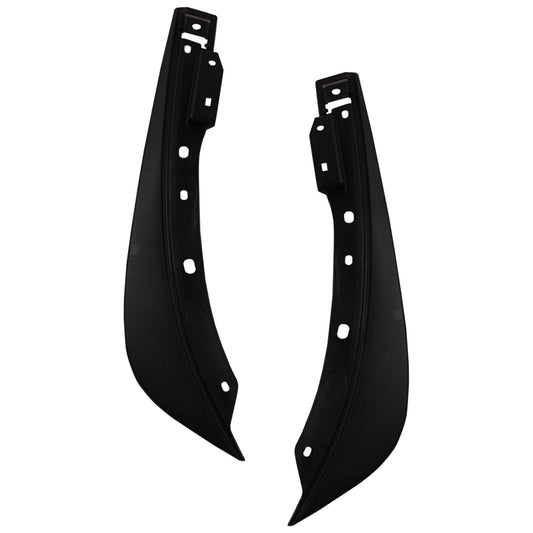 Передний бампер со стороны водителя и пассажира, грунтованный пластик, сертифицированный CAPA