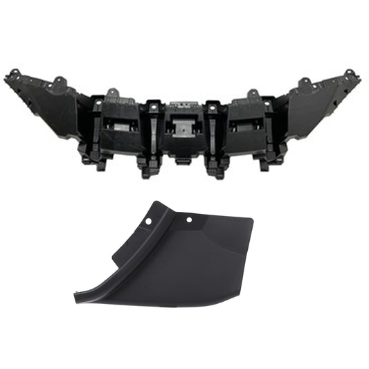 Front, Driver and Passenger Side Valance, Textured Black